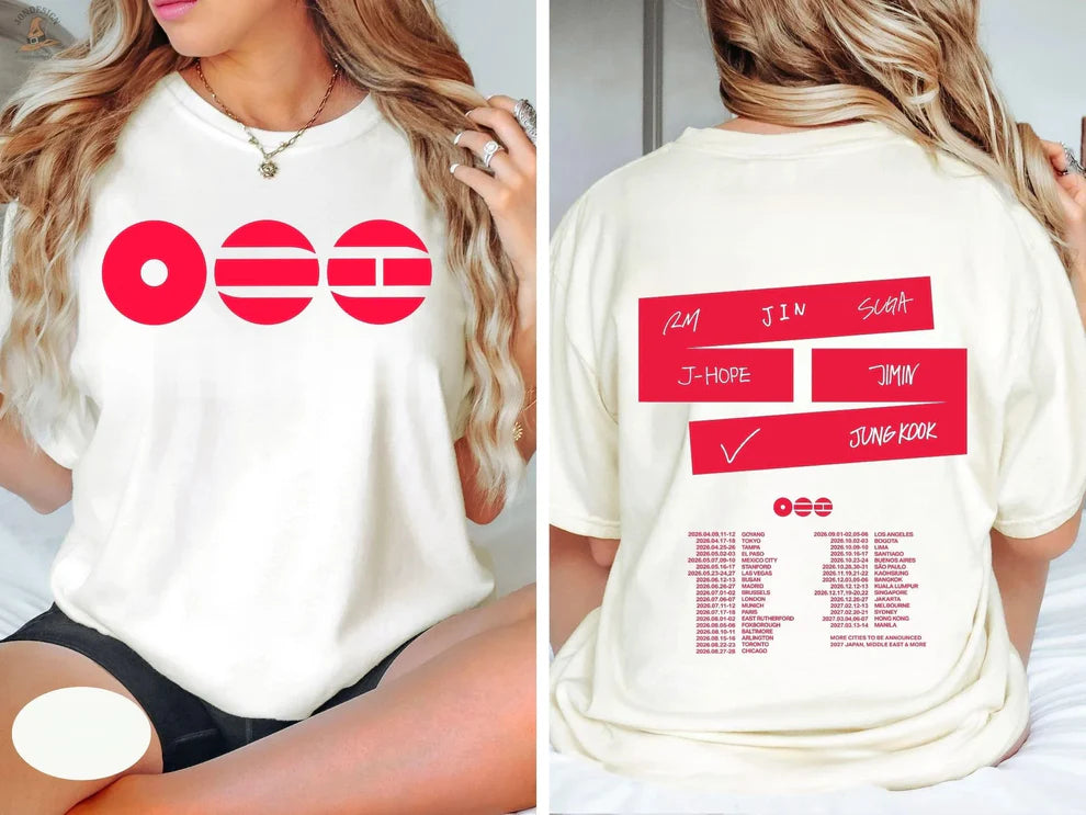 BTS Arirang World Tour Exclusive Signature T-shirt