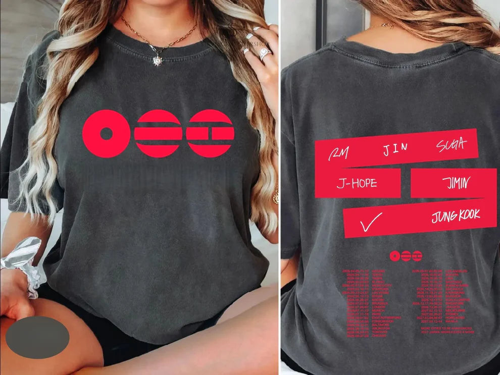 BTS Arirang World Tour Exclusive Signature T-shirt