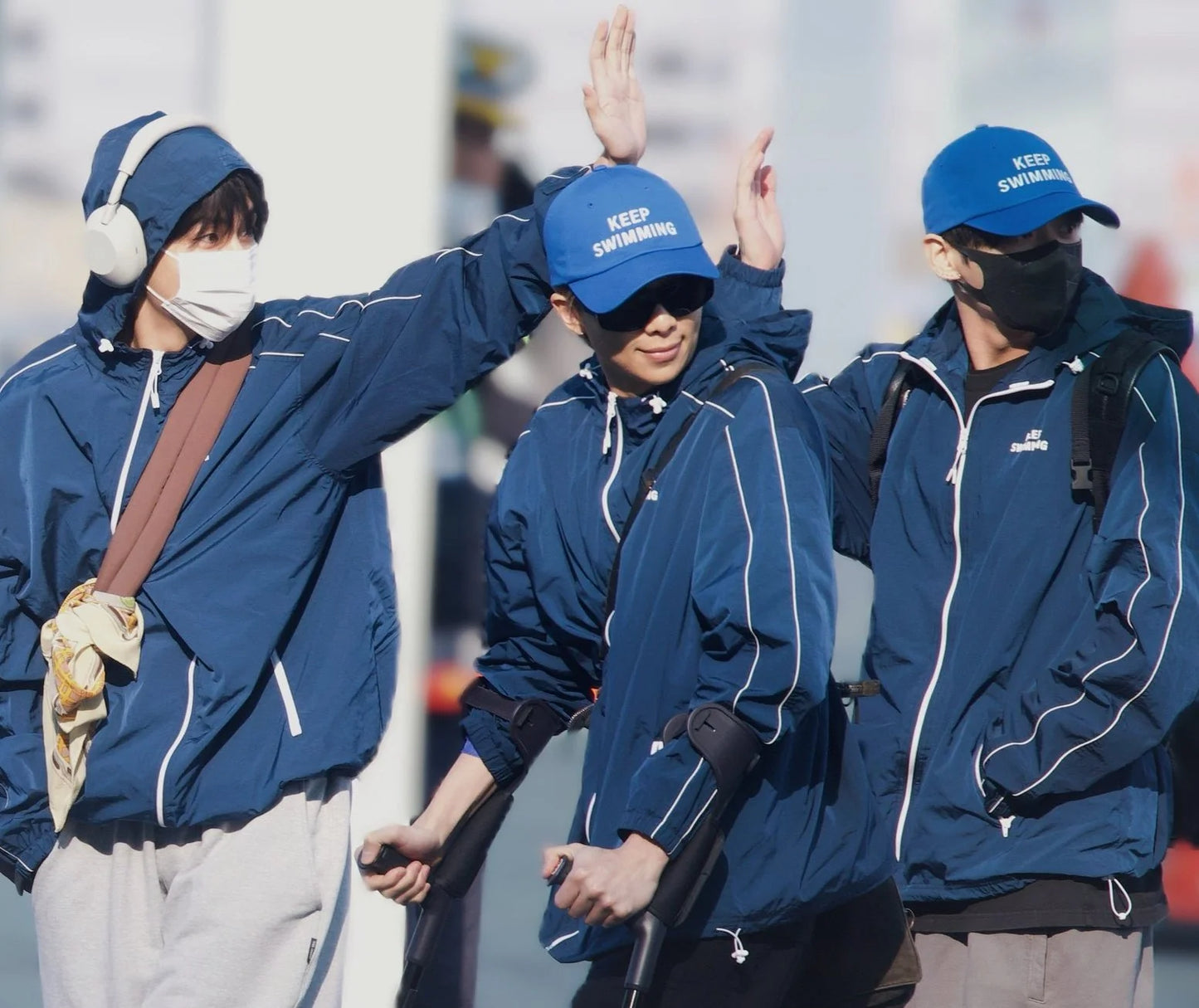 BTS KEEP SWIMMING CAP