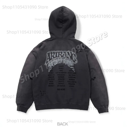 ARIRANG Tour Cotton Blend Zip Hoodie