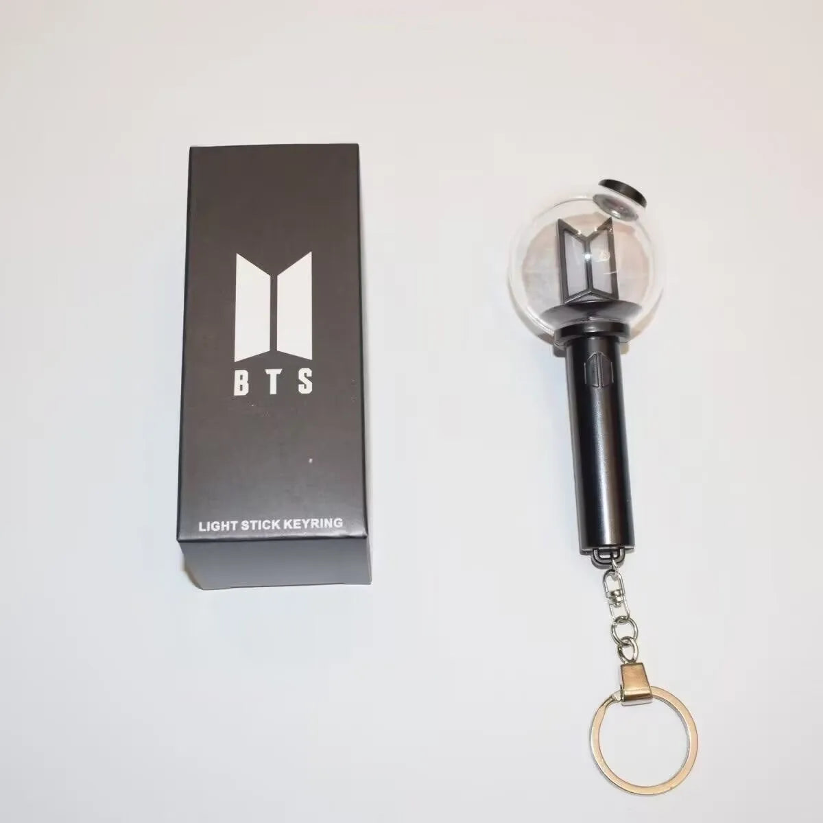 Mini K-Pop Lightstick Glowing Keychain
