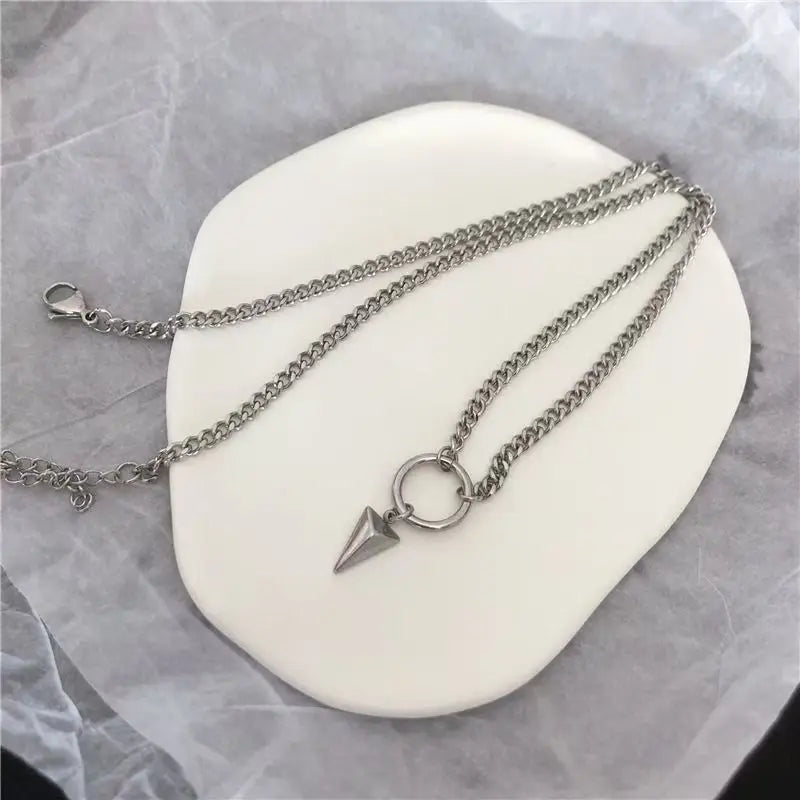 JUNGKOOK Inspired Geometric Pendant Necklace