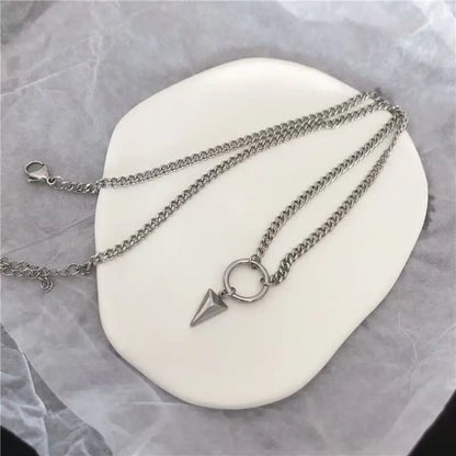 JUNGKOOK Inspired Geometric Pendant Necklace