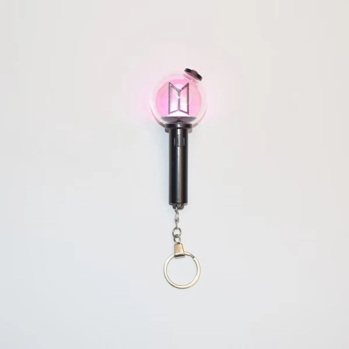 Mini K-Pop Lightstick Glowing Keychain