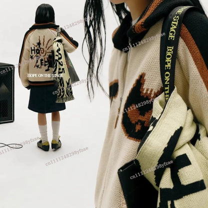 2026 ARIRANG Printed Knit Cardigan