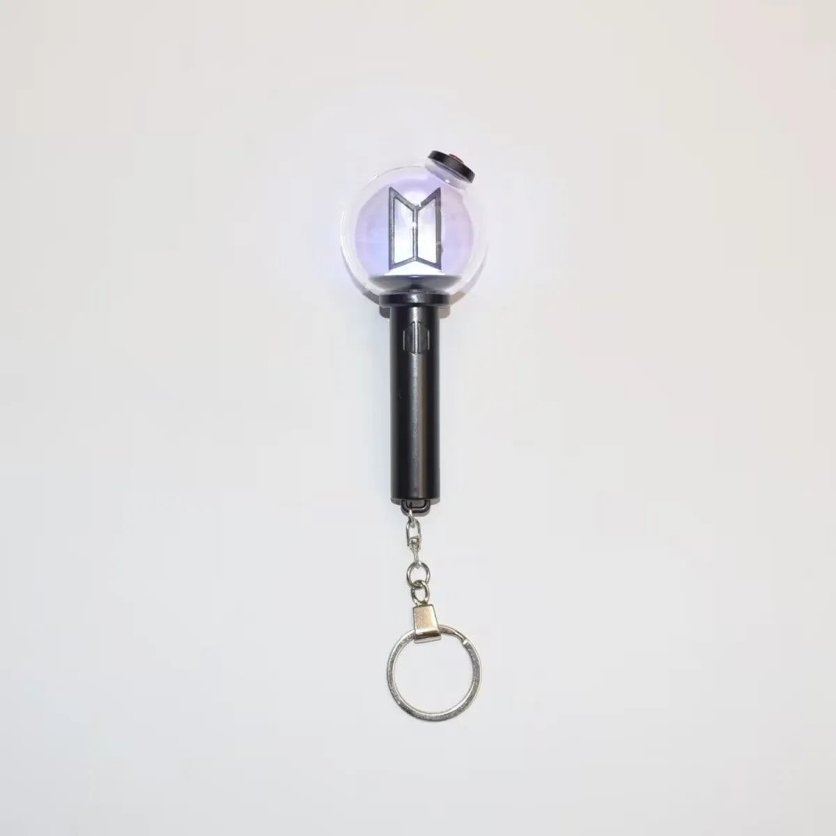 Mini K-Pop Lightstick Glowing Keychain