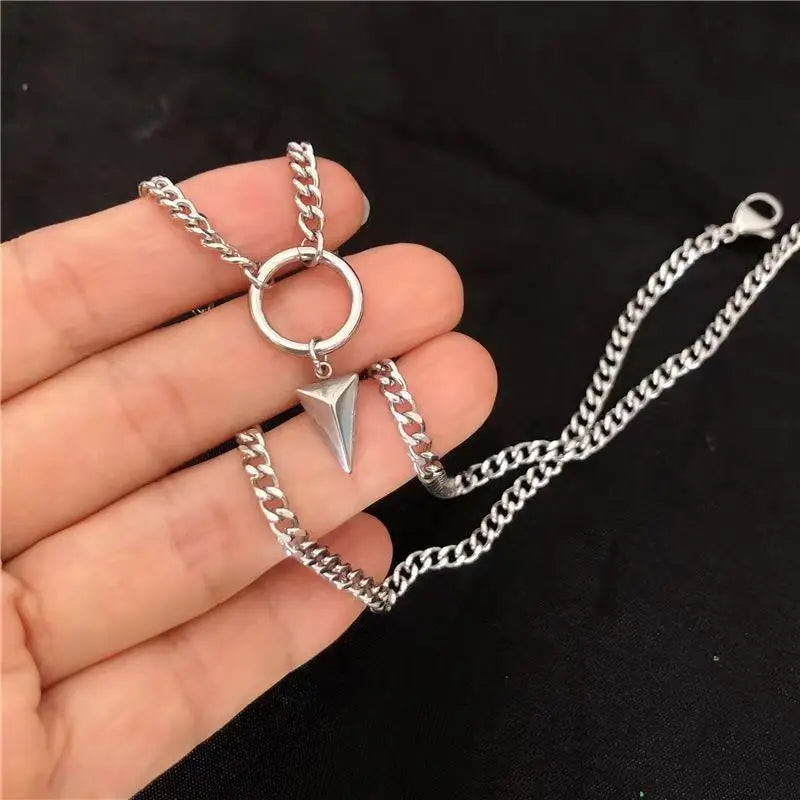 JUNGKOOK Inspired Geometric Pendant Necklace