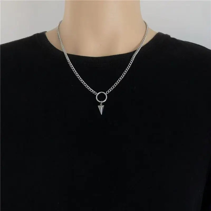 JUNGKOOK Inspired Geometric Pendant Necklace