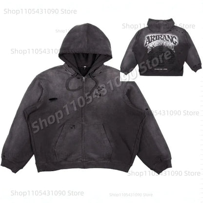 ARIRANG Tour Cotton Blend Zip Hoodie